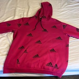 Purple or magenta colored adidas hoodie worn maybe once. Size M
